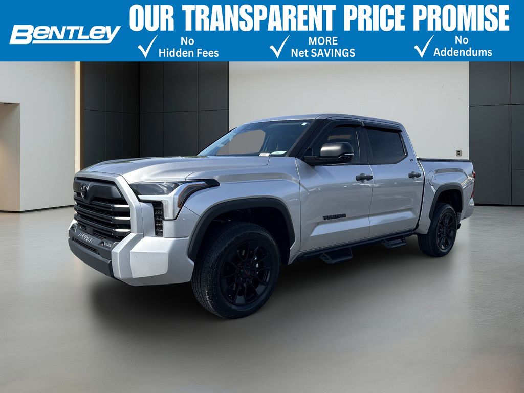 Celestial Silver Metallic 2024 Toyota Tundra SR5 CrewMax Cab 4WD Pickup Truck Four-Wheel Drive Automatic