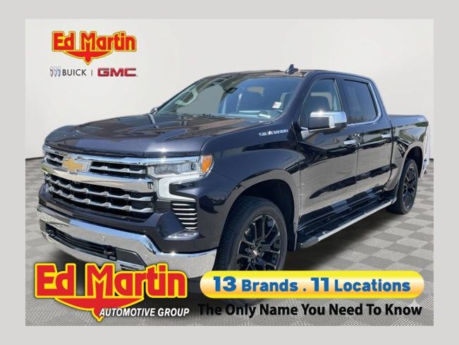 Ash 2022 Chevrolet Silverado 1500 LTZ Crew Cab 4WD Pickup Truck Four-Wheel Drive Automatic
