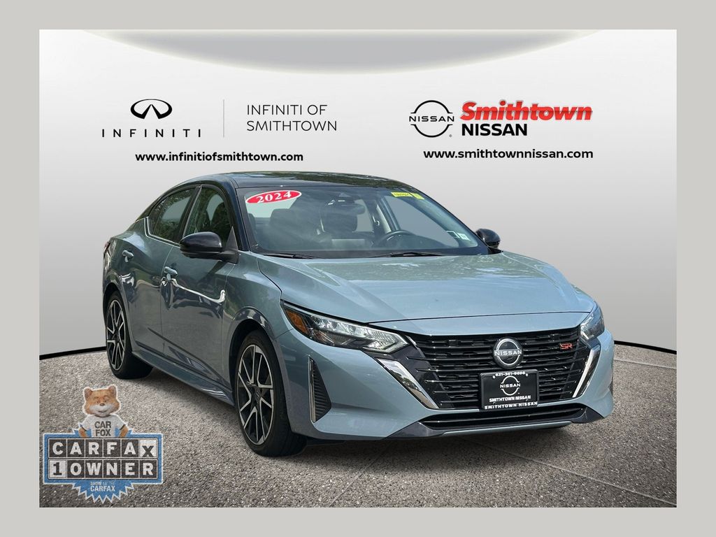 Gray Metallic 2024 Nissan Sentra Sedan Front-Wheel Drive Continuously Variable Transmission