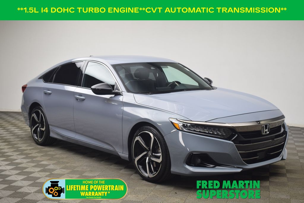 used 2021 Honda Accord car, priced at $21,400