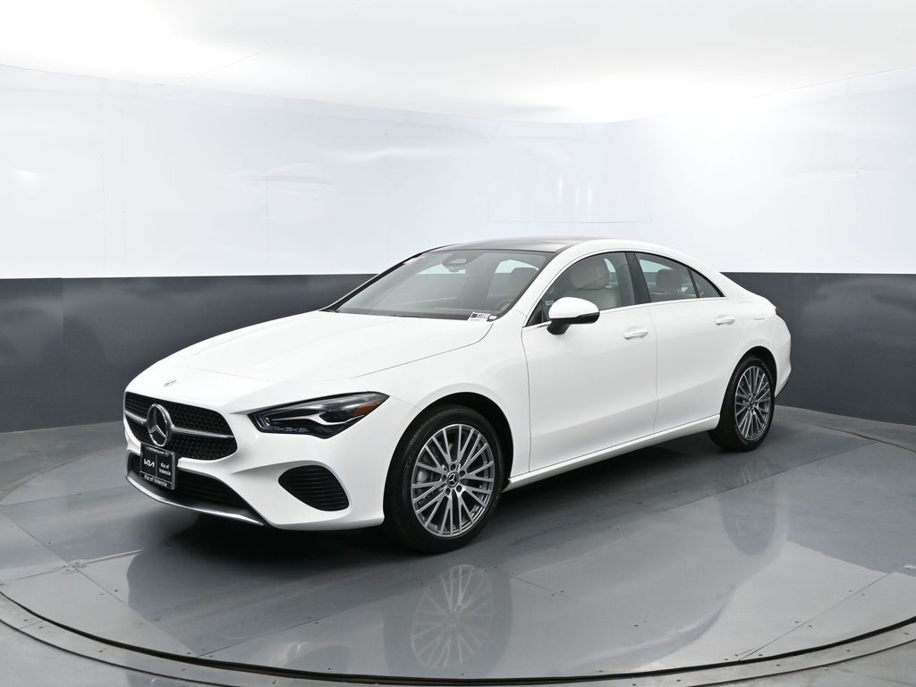 Polar White 2025 Mercedes-Benz CLA Coupe Front-Wheel Drive 8-Speed Dual Clutch