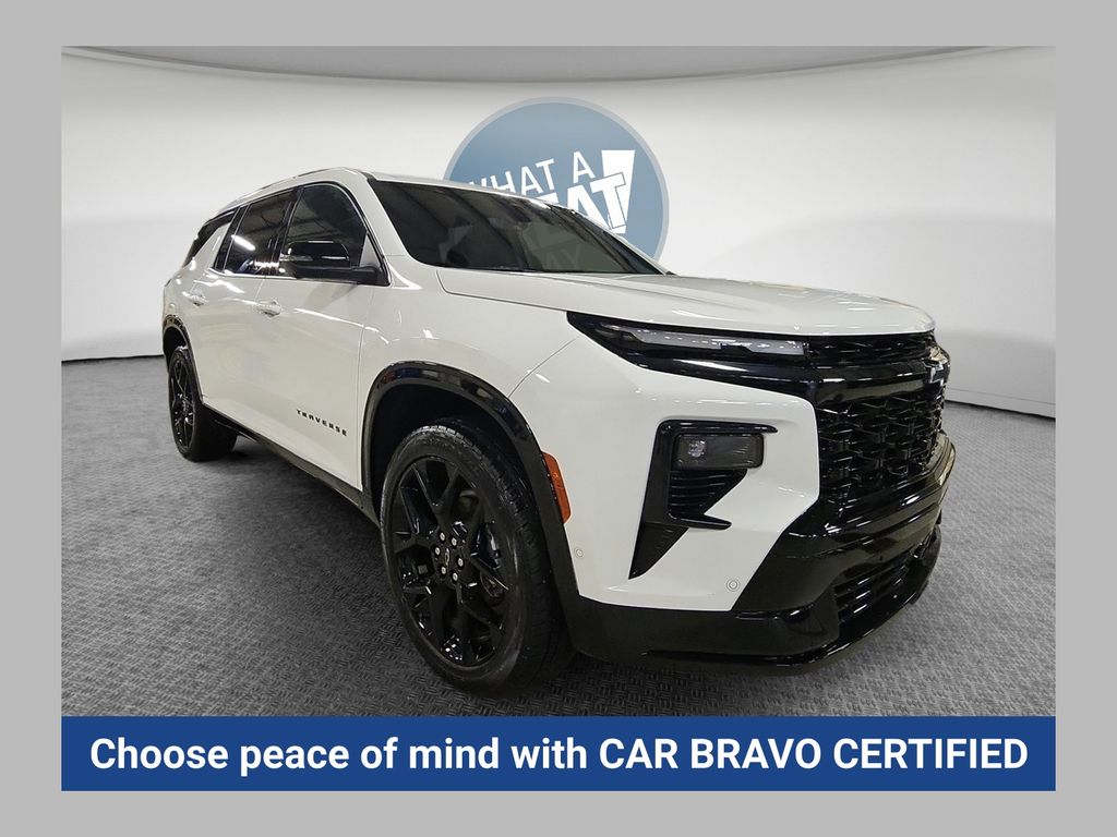 Summit White 2024 Chevrolet Traverse RS AWD SUV / Crossover Four-Wheel Drive 8-Speed Automatic