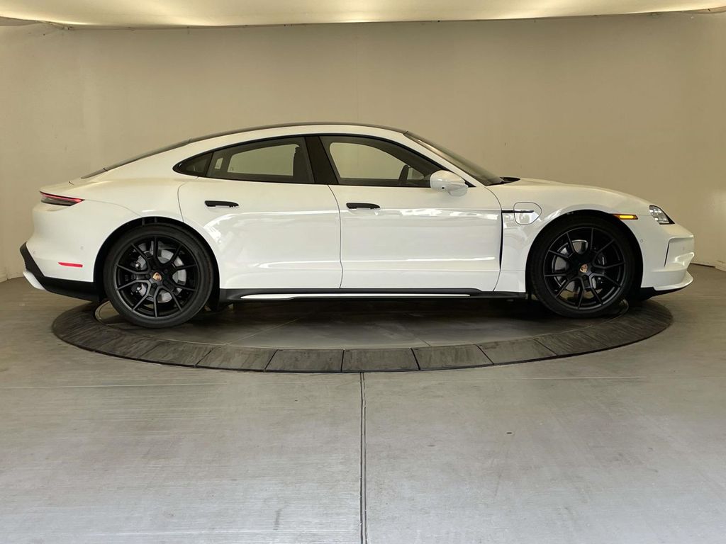 2026 Porsche Taycan 4 White at Audi Porsche Sewickley