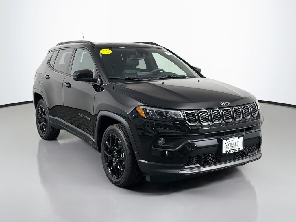 Diamond Black Crystal Pearlcoat 2026 Jeep Compass SUV / Crossover Four-Wheel Drive 8-Speed Automatic