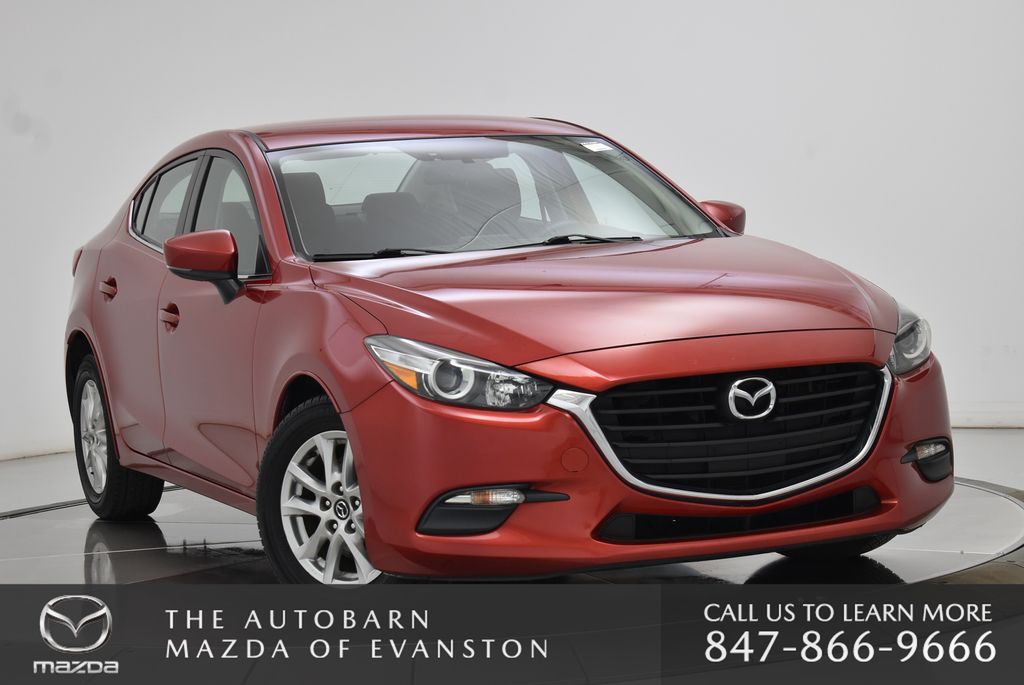 Soul Red Metallic 2017 Mazda MAZDA3 Sport Sedan Front-Wheel Drive 6-Speed Automatic