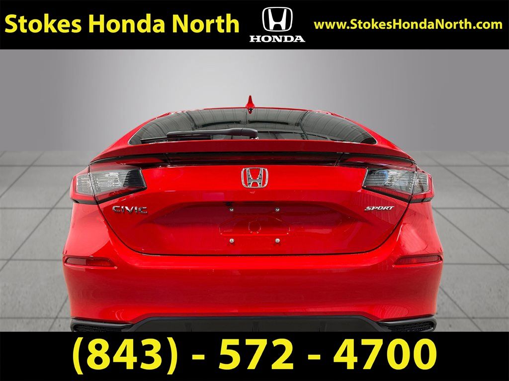 2026 Honda Civic Sport Red at Stokes Honda North