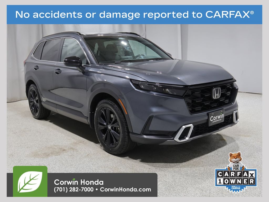 Gray 2024 Honda CR-V Hybrid SUV / Crossover All-Wheel Drive Continuously Variable Transmission