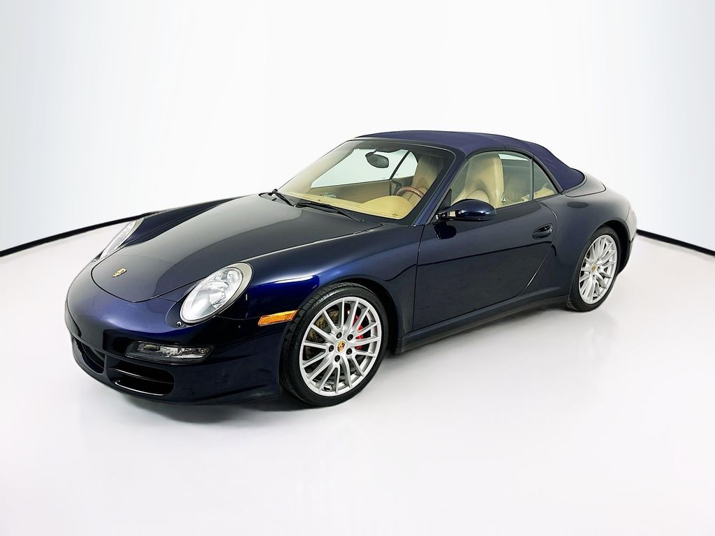 Midnight Blue Metallic 2006 Porsche 911 Convertible All-Wheel Drive 6-Speed Manual