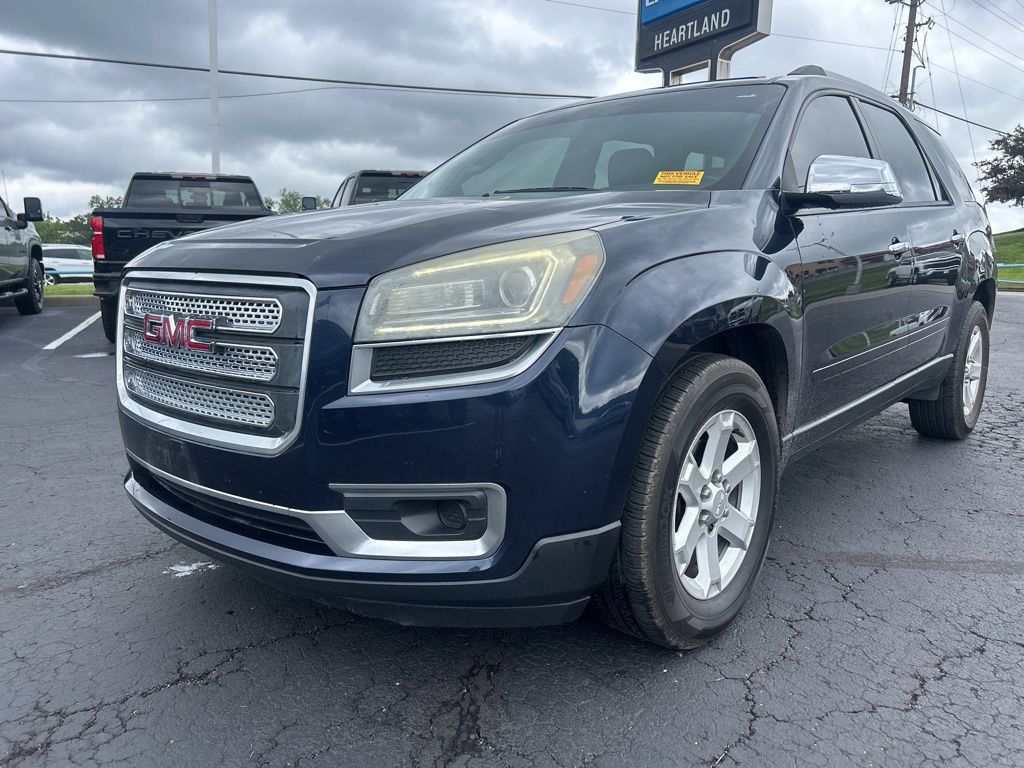 Dark Sapphire Blue Metallic 2015 GMC Acadia SLE-2 FWD SUV / Crossover Front-Wheel Drive 6-Speed Automatic