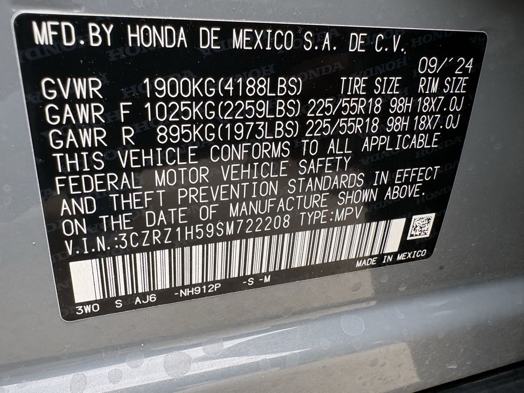 2025 Honda HR-V Sport Gray at Bayshore Chrysler Jeep Dodge Ram