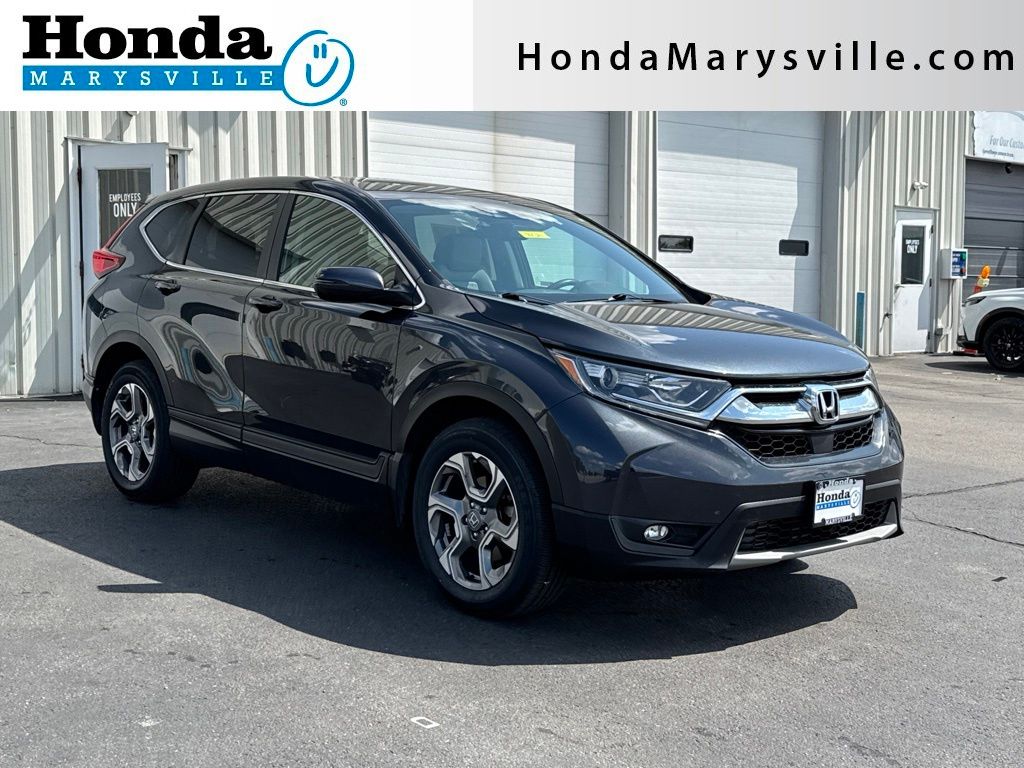 Gray (Gunmetal Metallic) 2018 Honda CR-V SUV / Crossover All-Wheel Drive Continuously Variable Transmission