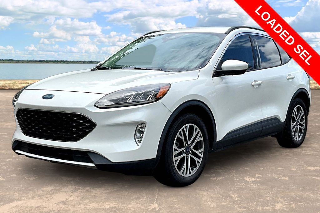 Star White Metallic Tri-Coat 2020 Ford Escape SUV / Crossover Front-Wheel Drive 8-Speed Automatic