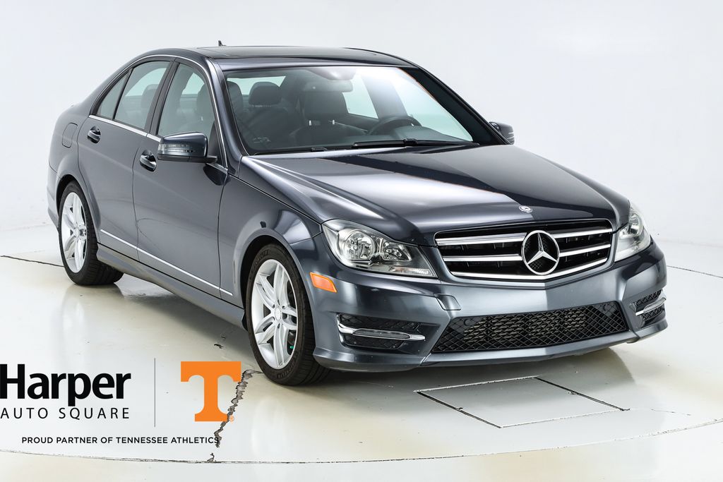 Steel Gray Metallic 2014 Mercedes-Benz C-Class Sedan 7-Speed Automatic