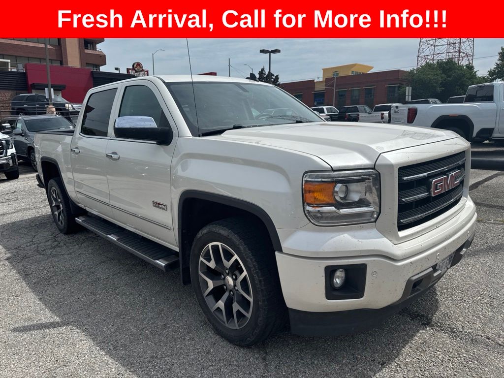 White Diamond Clearcoat 2015 GMC Sierra 1500 Pickup Truck Four-Wheel Drive 6-Speed Automatic Overdrive
