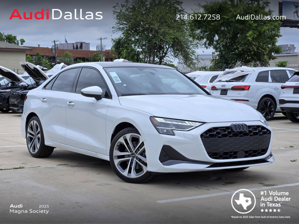 Glacier White 2026 Audi A3 Hatchback 7-Speed Automatic