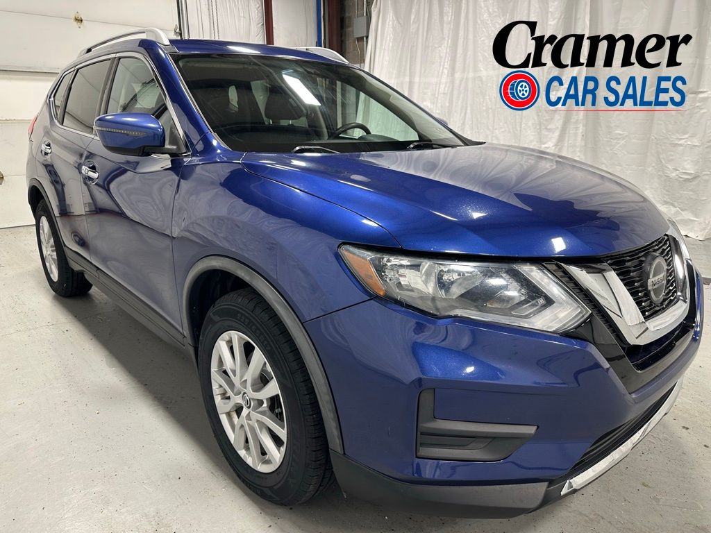 Caspian Blue 2018 Nissan Rogue SV AWD SUV / Crossover All-Wheel Drive Continuously Variable Transmission