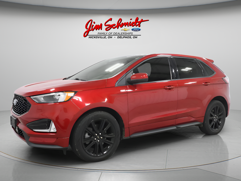 Rapid Red Metallic Tinted Clearcoat 2022 Ford Edge SUV / Crossover All-Wheel Drive 8-Speed Automatic