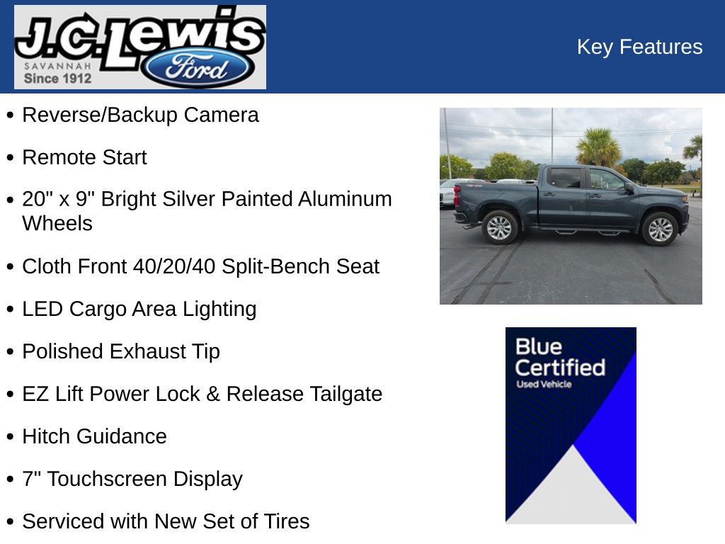 2020 Chevrolet Silverado 1500 4WD Crew Cab Short Bed Custom