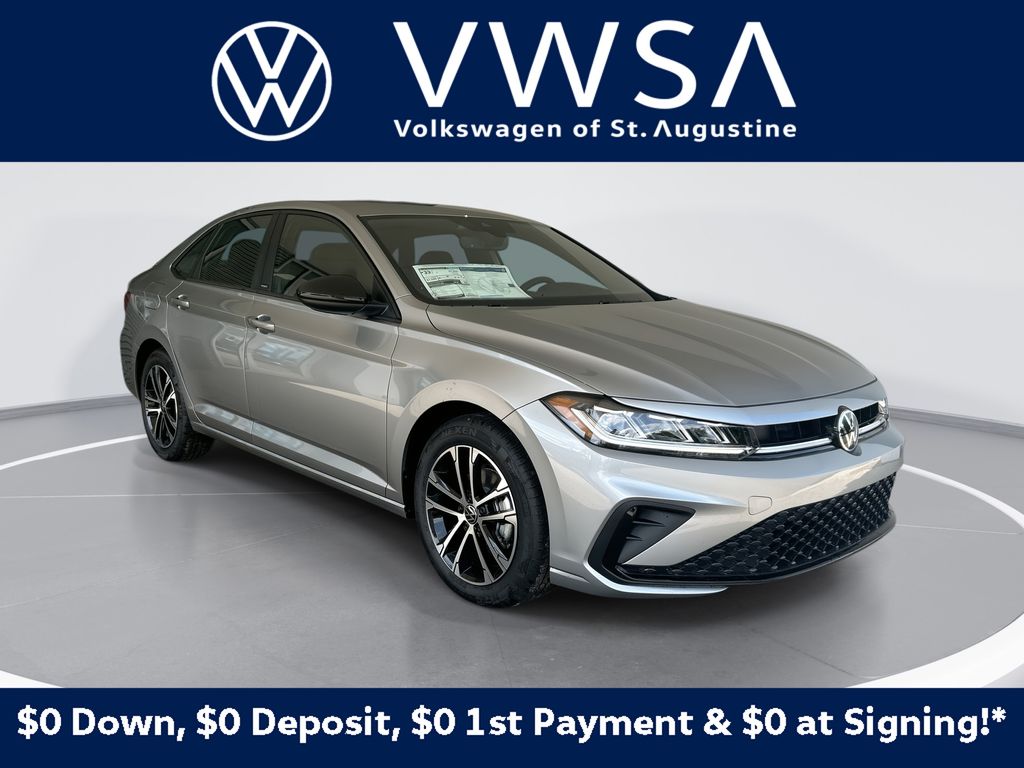 Pyrite Silver Metallic 2026 Volkswagen Jetta Sedan Front-Wheel Drive 8-Speed Automatic