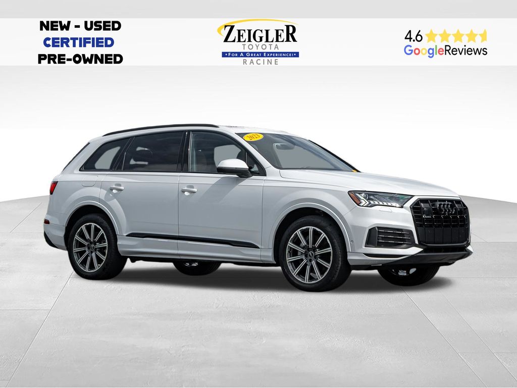 Glacier White 2023 Audi Q7 SUV / Crossover All-Wheel Drive 8-Speed Automatic