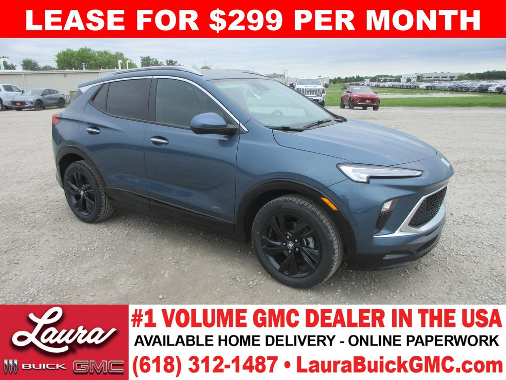 Ocean Blue Metallic 2026 Buick Encore GX SUV / Crossover Front-Wheel Drive Continuously Variable Transmission