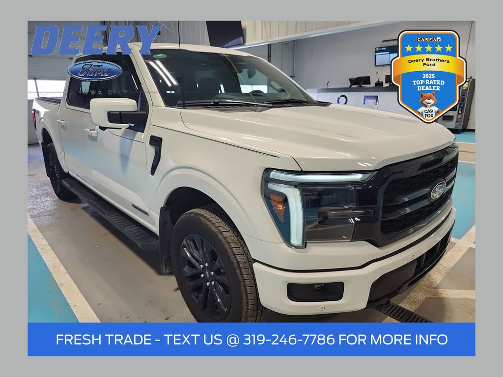 Star White Metallic TC 2025 Ford F-150 Pickup Truck Four-Wheel Drive Automatic