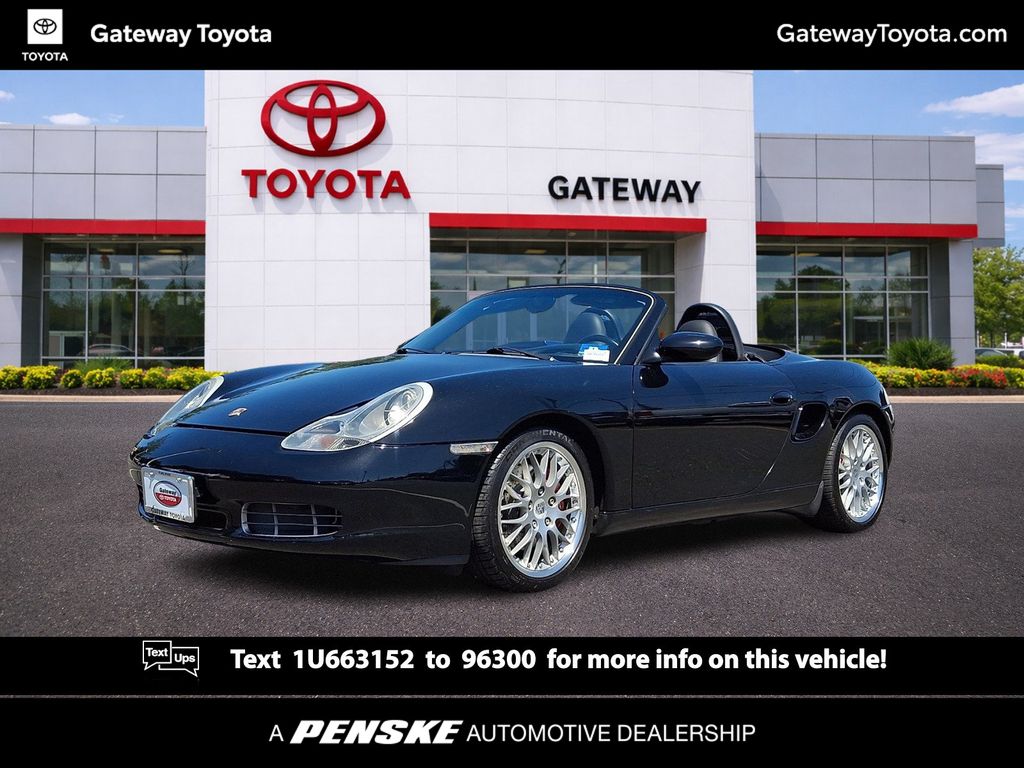 Black 2001 Porsche Boxster Convertible Rear-Wheel Drive 6-Speed Manual Overdrive