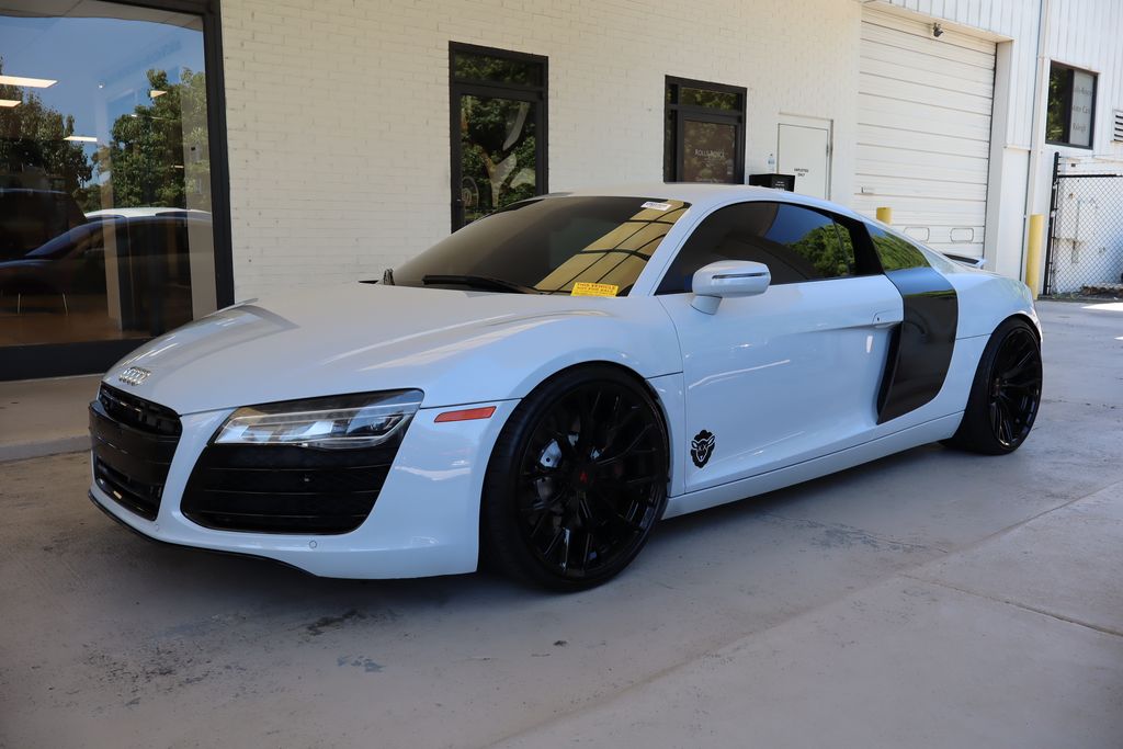 Gray Metallic 2014 Audi R8 Coupe All-Wheel Drive 7-Speed Automatic