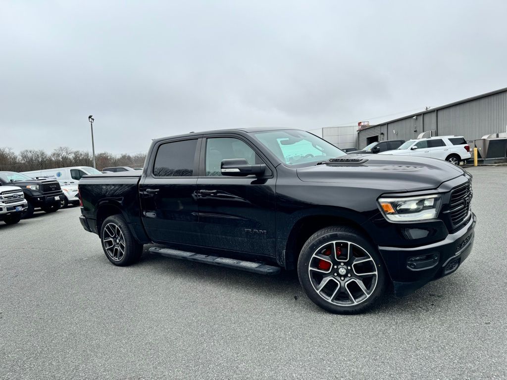 Diamond Black Crystal Pearlcoat 2020 RAM 1500 Rebel Crew Cab 4WD Pickup Truck Four-Wheel Drive 8-Speed Automatic