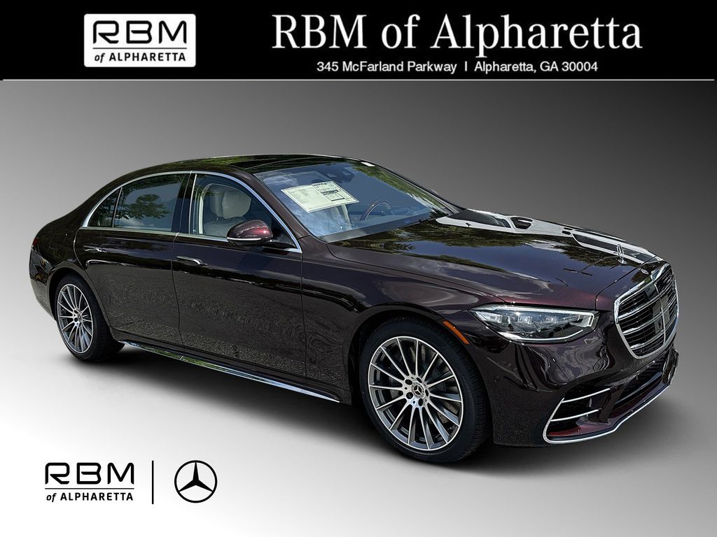 MANUFAKTUR Rubellite Red Metallic 2026 Mercedes-Benz S-Class S 580 4MATIC Sedan All-Wheel Drive 9-Speed Automatic