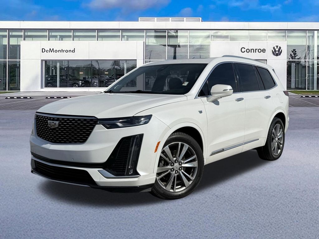 2020 Cadillac XT6 Premium Luxury White at DeMontrond Gulf Freeway