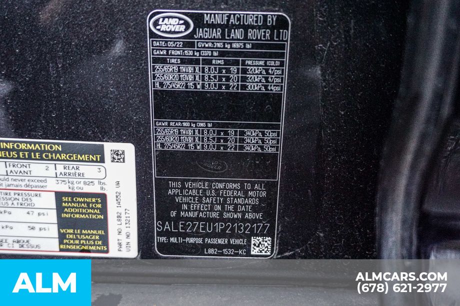 Used 2023 Gray Land Rover X-Dynamic SE image 67