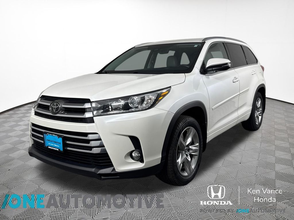 White (Blizzard Pearl) 2018 Toyota Highlander Limited AWD SUV / Crossover All-Wheel Drive 8-Speed Automatic