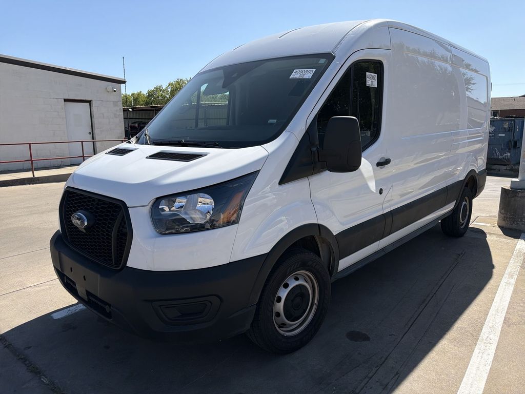 Oxford White 2025 Ford Transit Cargo Van Rear-Wheel Drive 