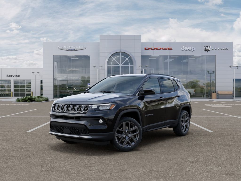 Diamond Black Crystal Pearlcoat 2026 Jeep Compass SUV / Crossover Four-Wheel Drive 8-Speed Automatic