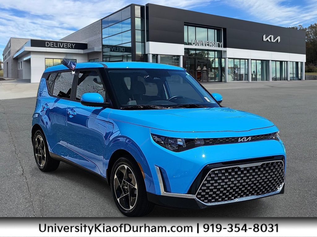 Surf Blue 2025 Kia Soul EX FWD SUV / Crossover Front-Wheel Drive Continuously Variable Transmission