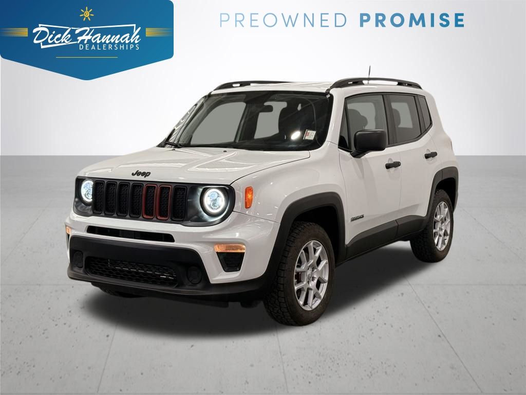 Alpine White Clearcoat 2019 Jeep Renegade Sport 4WD SUV / Crossover Four-Wheel Drive 9-Speed Automatic