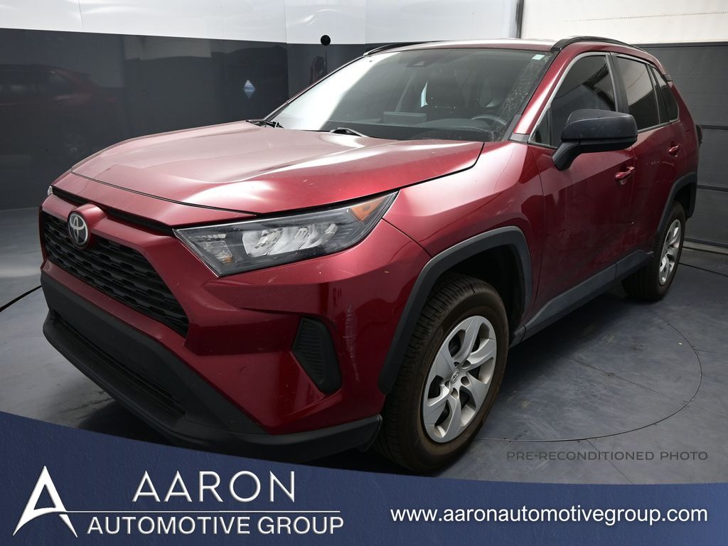 Red (Ruby Flare Pearl) 2021 Toyota RAV4 LE FWD SUV / Crossover Front-Wheel Drive 8-Speed Automatic