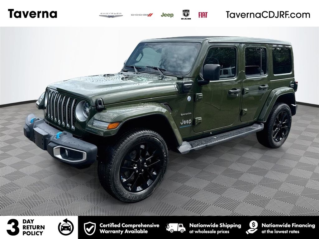 Green Clearcoat 2023 Jeep Wrangler 4xe SUV / Crossover Four-Wheel Drive 8-Speed Automatic