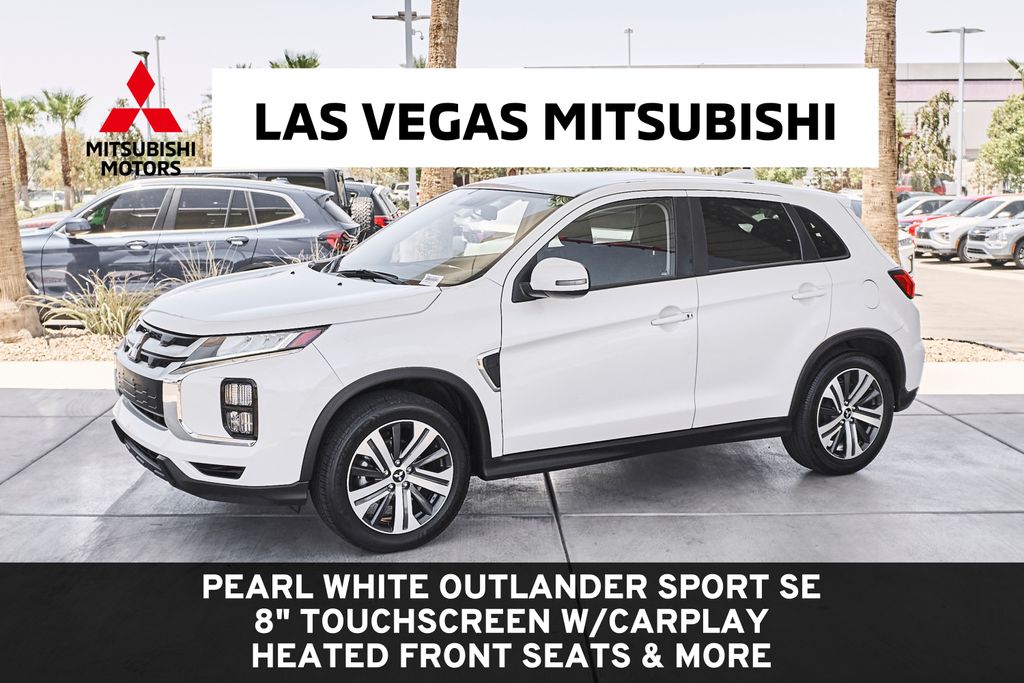 Pearl White 2020 Mitsubishi Outlander Sport SE AWC SUV / Crossover All-Wheel Drive Continuously Variable Transmission