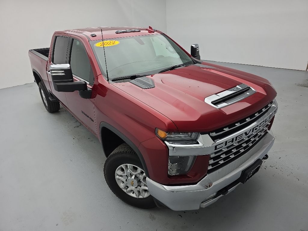 Cherry Red Tintcoat 2022 Chevrolet Silverado 2500HD LTZ Crew Cab 4WD Pickup Truck Four-Wheel Drive 6-Speed Automatic