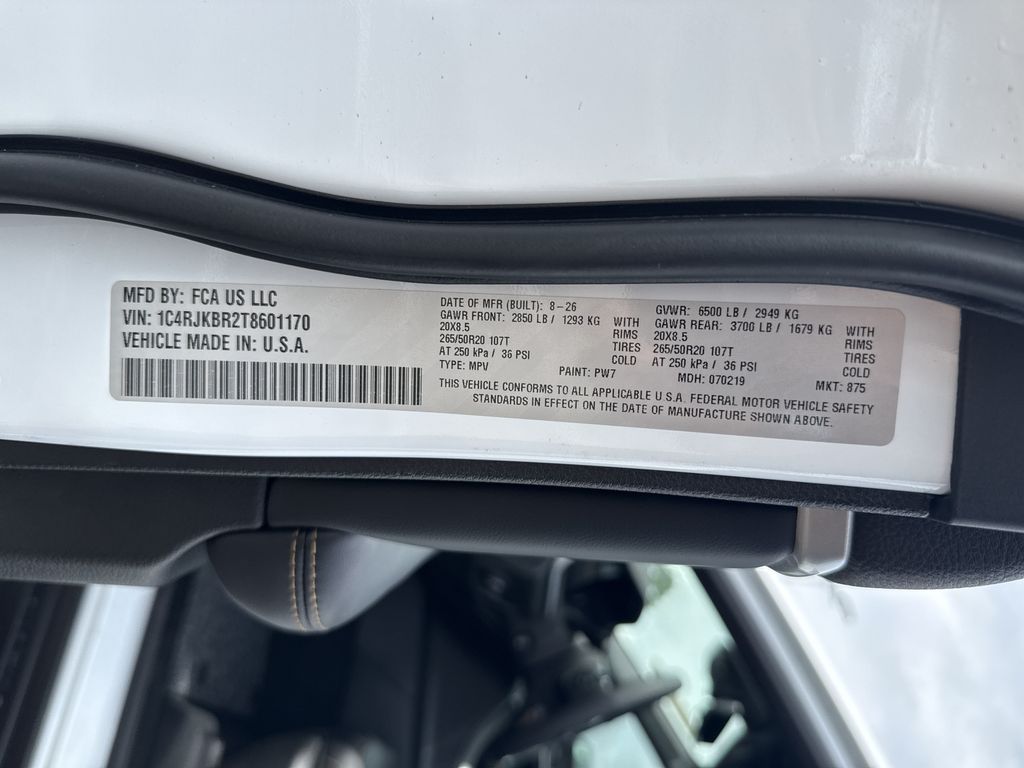 2026 Jeep Grand Cherokee L  White at Texan Dodge Chrysler Jeep Ram