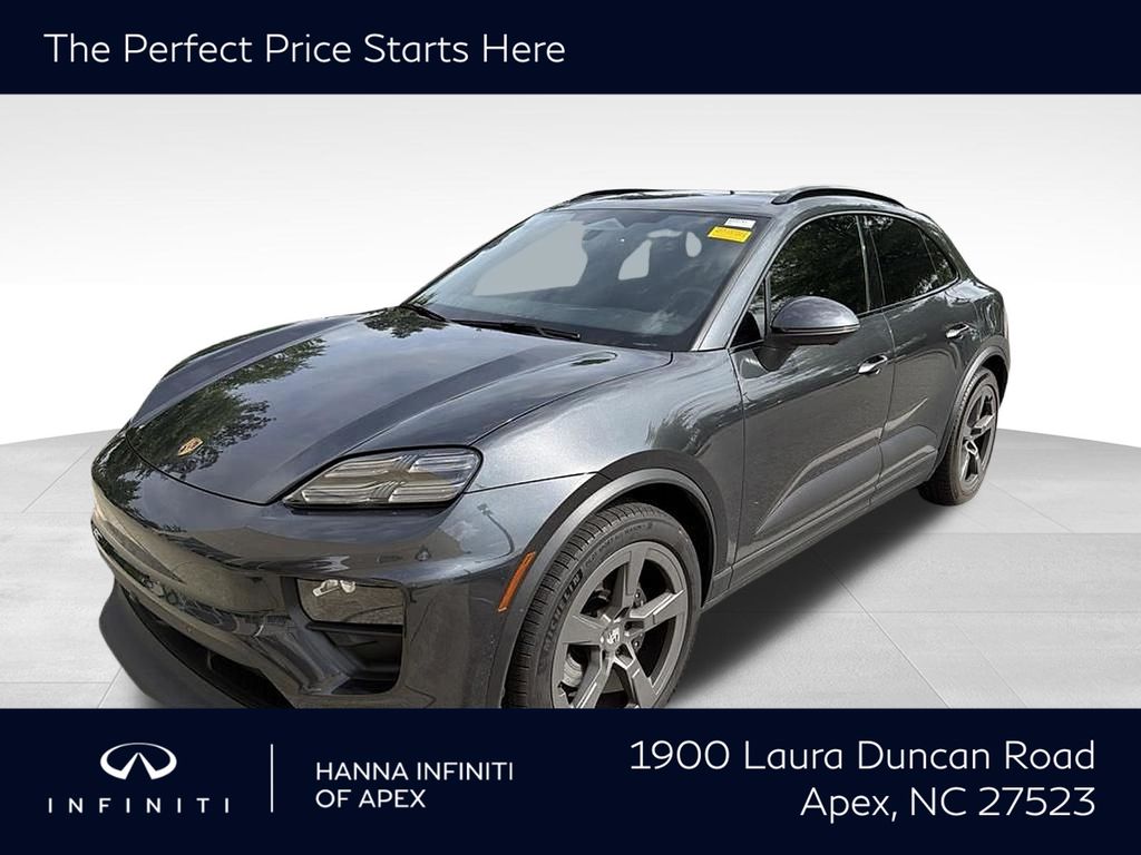 Gray (Volcano Grey Metallic) 2025 Porsche Macan Electric SUV / Crossover Rear-Wheel Drive Automatic