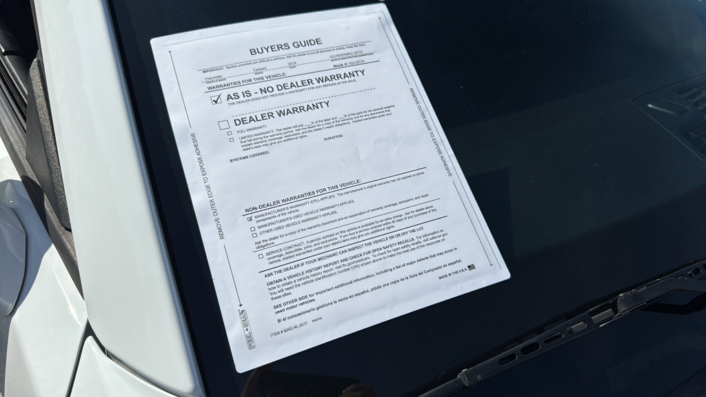 Used 2019 Chevrolet Camaro 1LT 2D Convertible