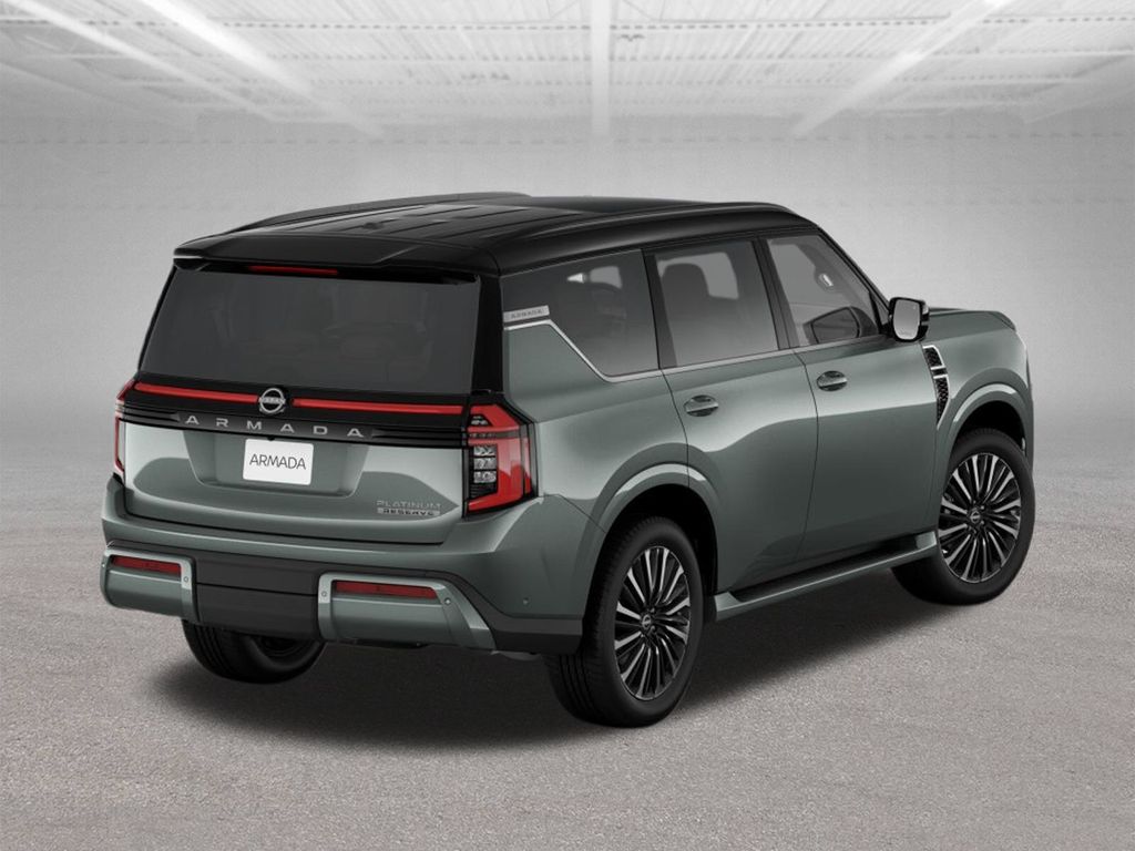 2026 Nissan Armada Platinum Reserve White at John Sisson Motors