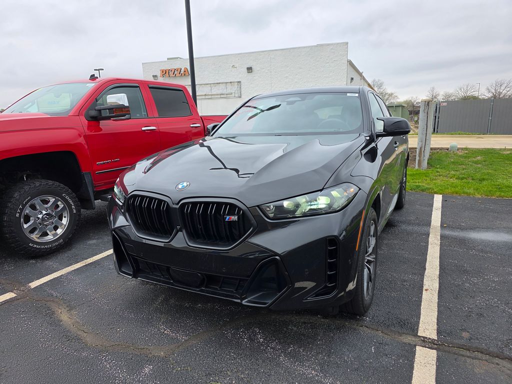 Black Sapphire Metallic 2025 BMW X6 M60i xDrive AWD SUV / Crossover All-Wheel Drive 8-Speed Automatic