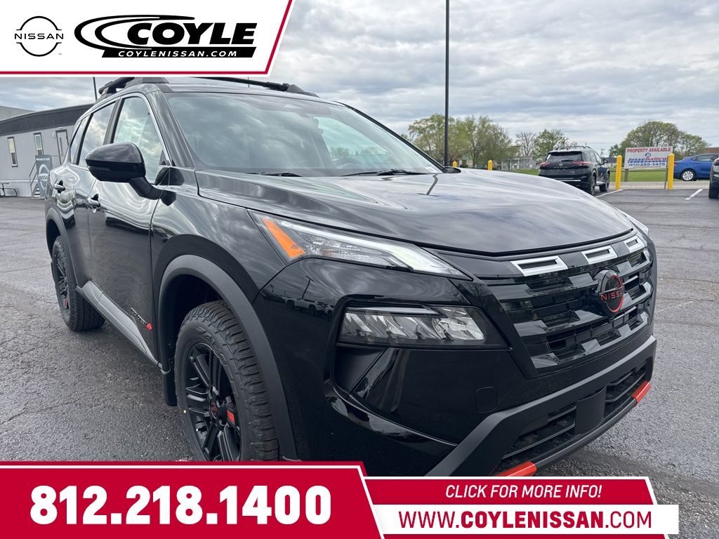Super Black 2026 Nissan Rogue SUV / Crossover All-Wheel Drive Continuously Variable Transmission