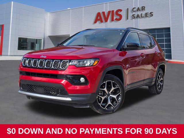 Red Hot Pearlcoat 2025 Jeep Compass SUV / Crossover Four-Wheel Drive 8-Speed Automatic