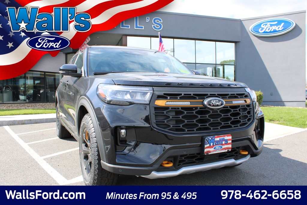 Agate Black Metallic 2026 Ford Explorer Tremor AWD SUV / Crossover All-Wheel Drive Automatic