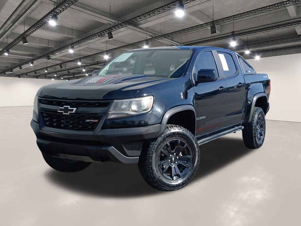 Black 2018 Chevrolet Colorado Pickup Truck Four-Wheel Drive 8-Speed Automatic